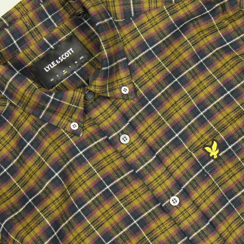 Lyle and Scott Check Flannel Shirt - Glenshee-1